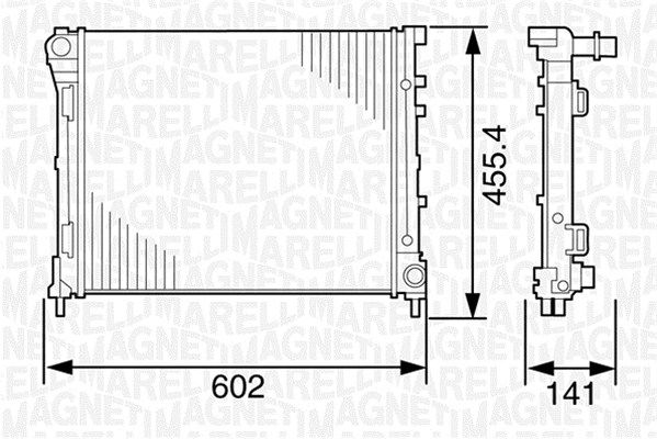 MAGNETI MARELLI Radiators, Motora dzesēšanas sistēma 350213120600